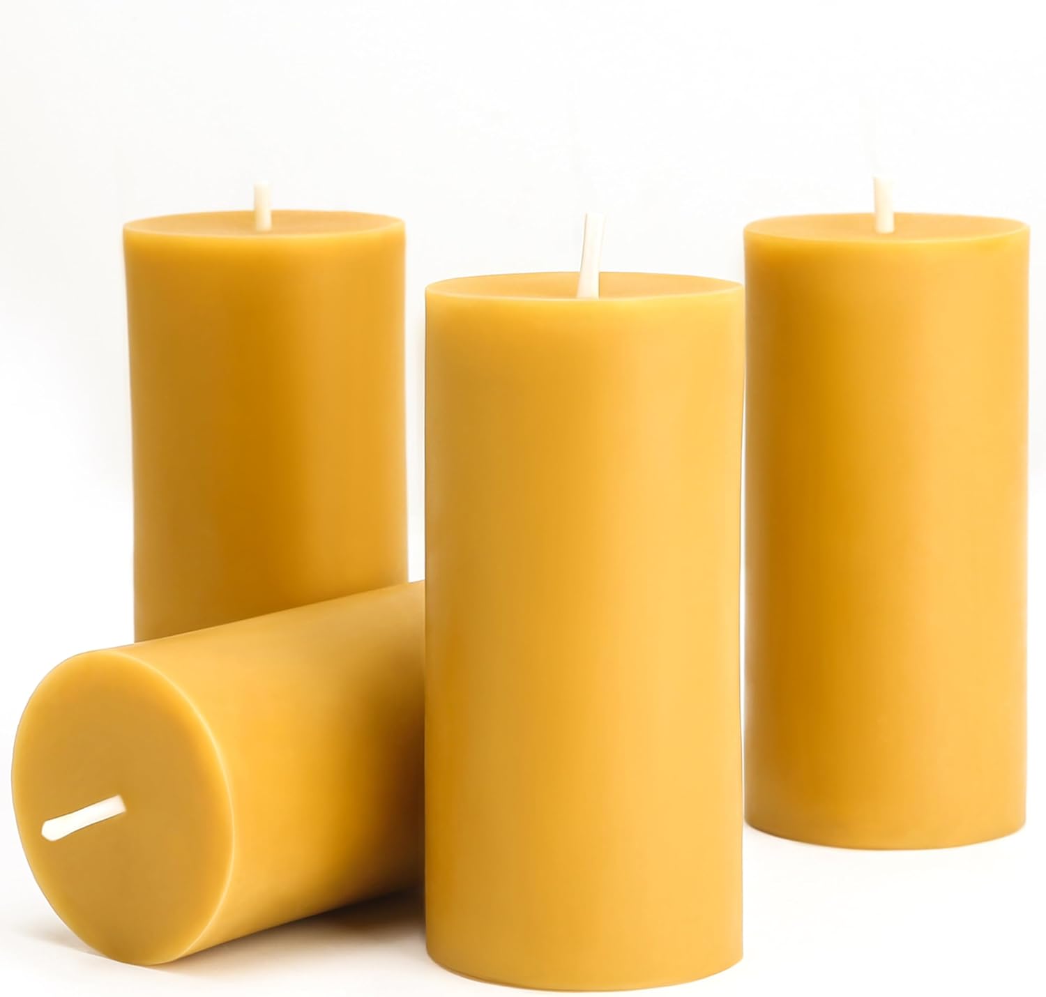Beeswax Taper Candle - Bougies piliers en cire d'abeille sans