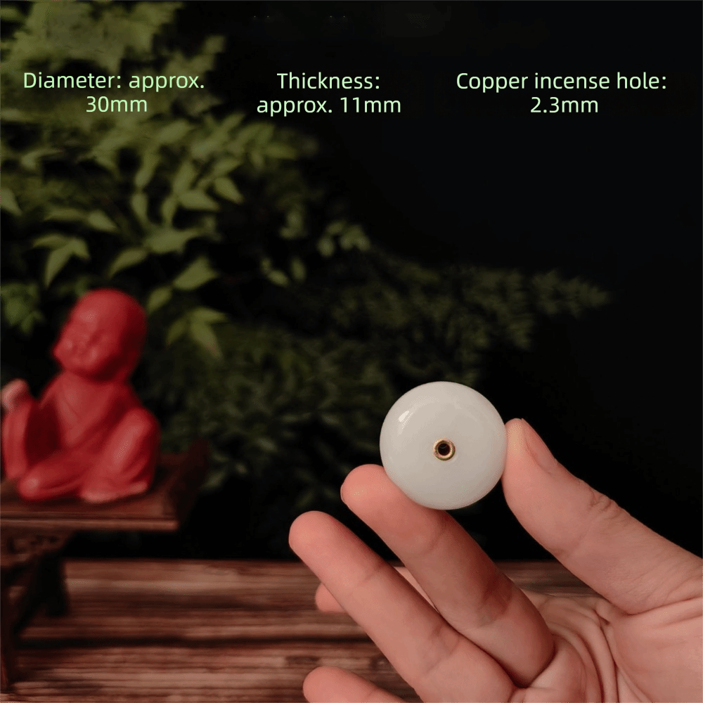 Home Fragrance Miniso - Porte-encens miniature en imitation jade, espace