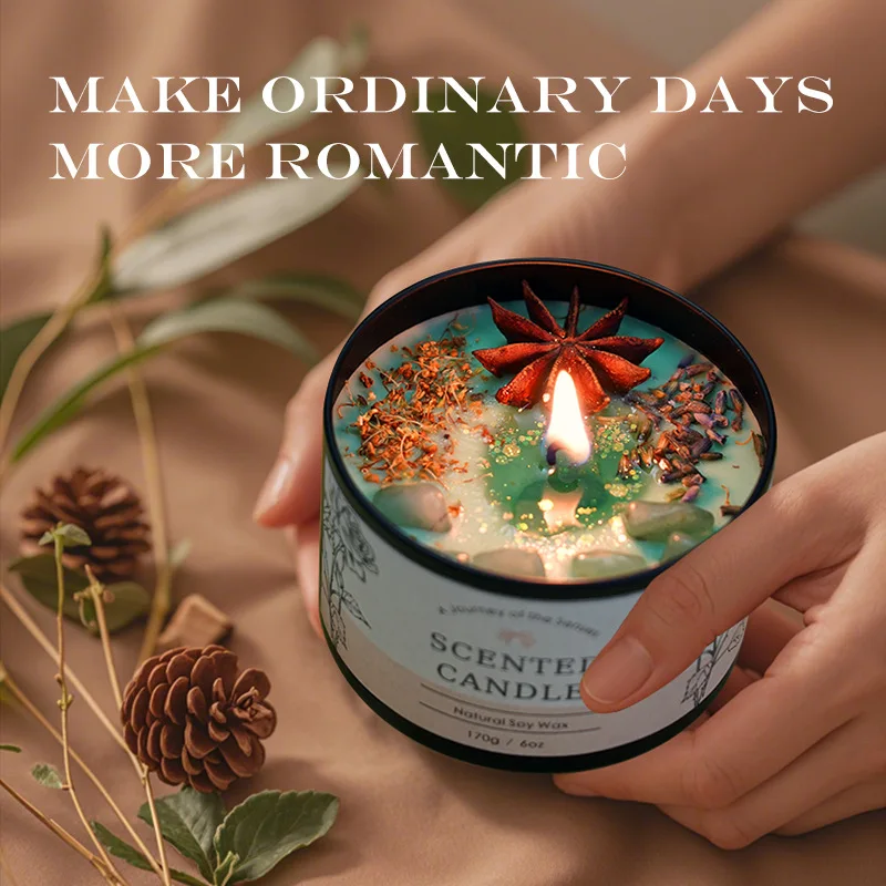 Home Fragrance Us - Bougie d'aromathérapie en cristal créative 6OZ-décor