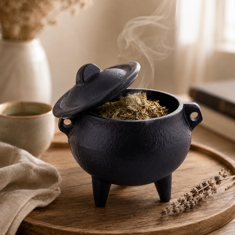 Home Fragrance Miniso - Brûleur d'encens rétro en fonte avec