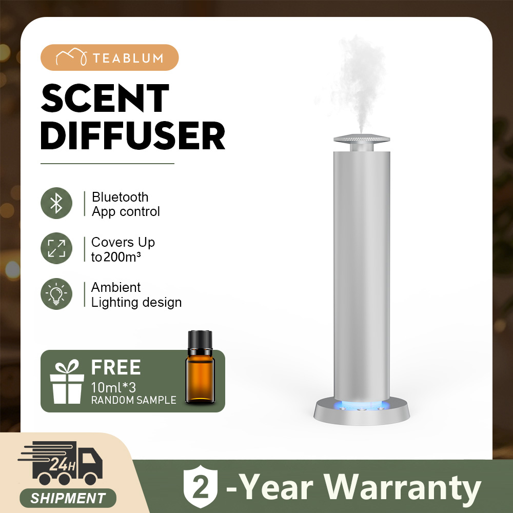 Home Fragrance Automatic Spray - Diffuseur d'huiles essentielles automatique TEABLUM 200m³,