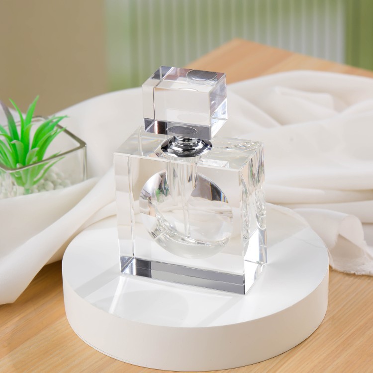 Flacon de parfum carré en cris - Home Fragrance Bottle avis et prix