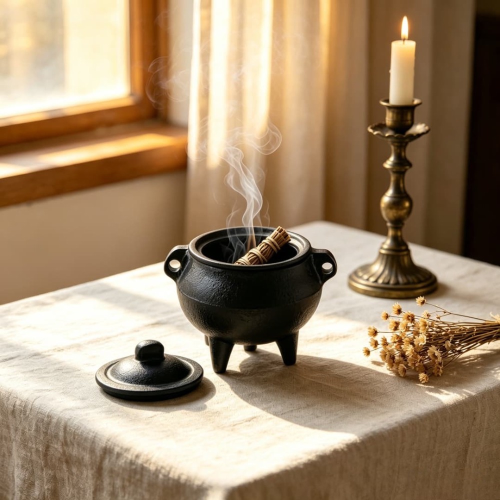Mini brûleur d'encens en fonte - Home Fragrance Miniso avis et prix