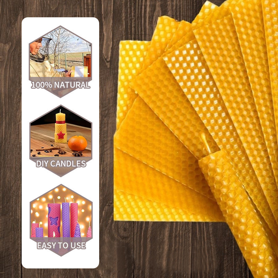 Bougies coniques en cire d'abe - Beeswax Taper Candle avis et prix