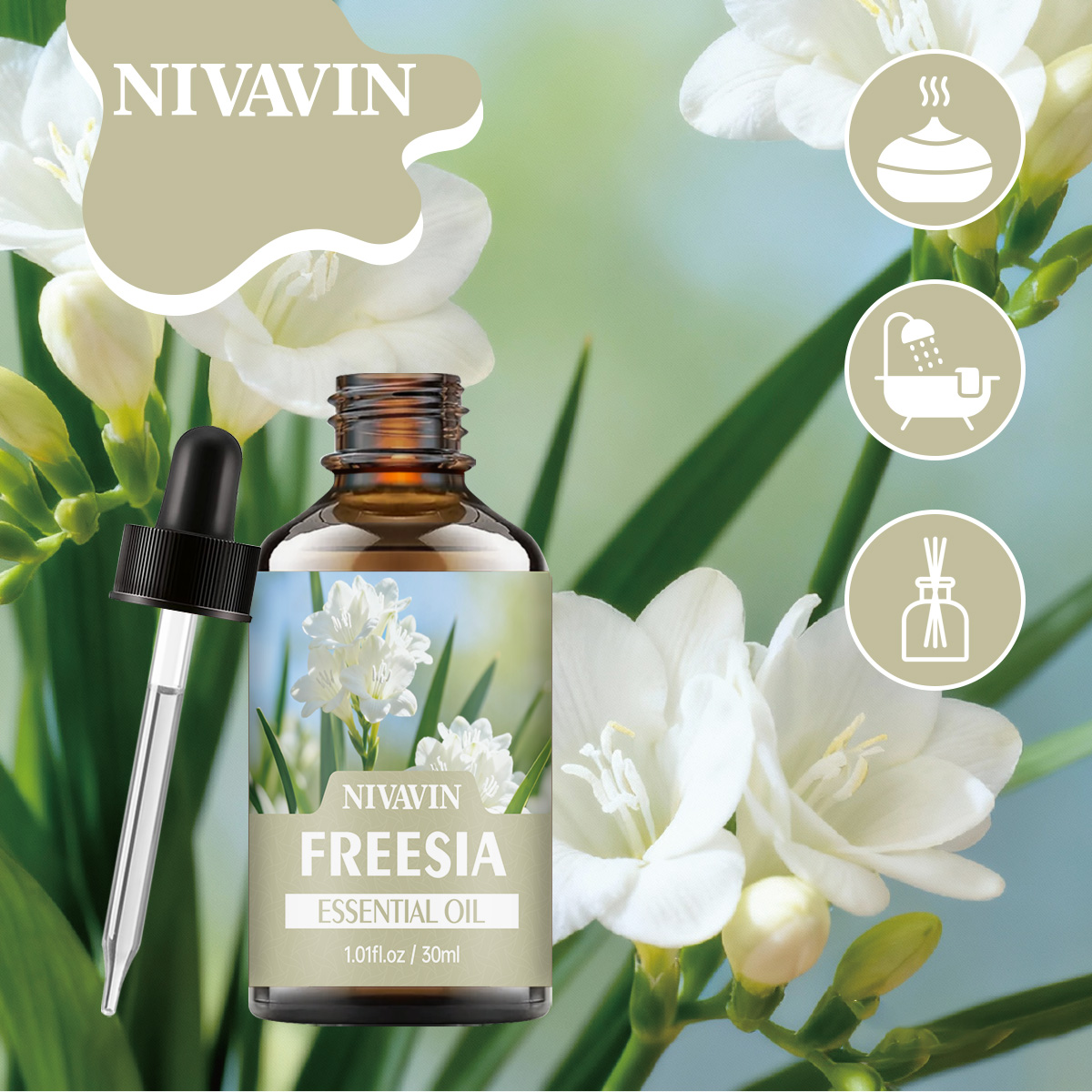 NIVAVIN 30ml/60ml/100ml Huile  - Home Fragrance Co avis et prix