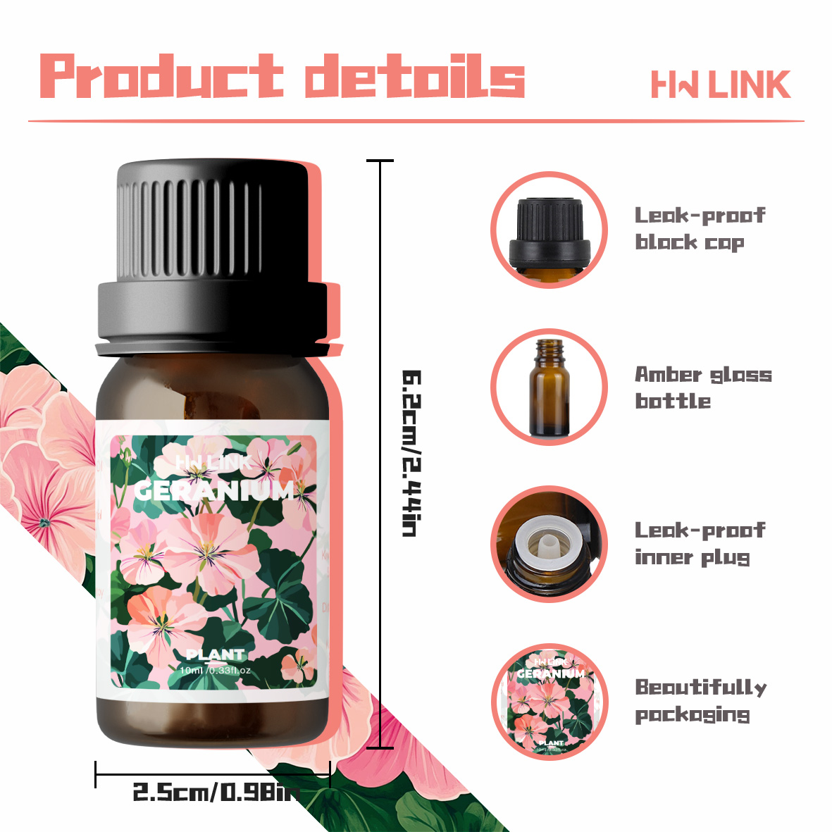 Huiles essentielles de géraniu - Home Fragrance Accessories avis et prix