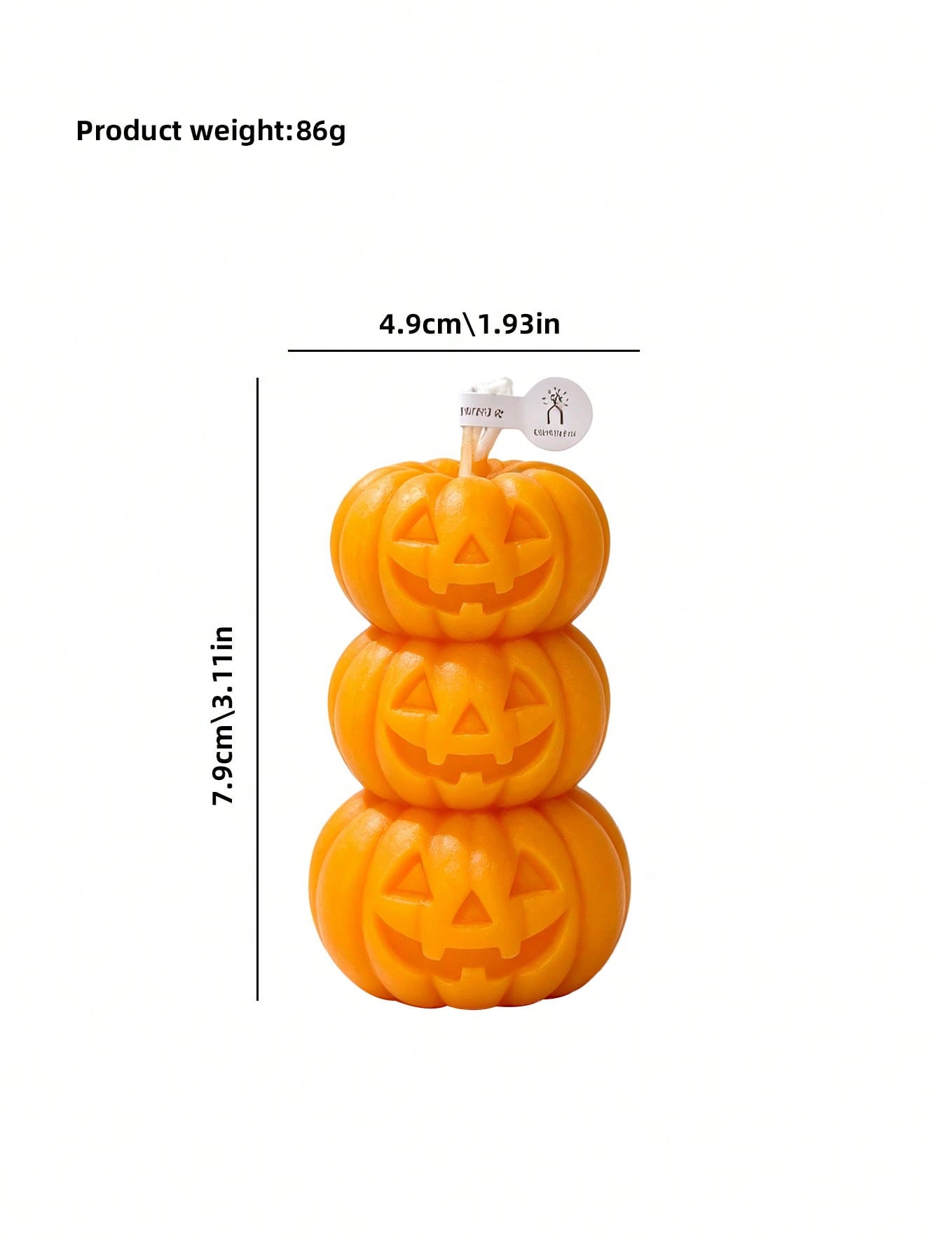 1 bougie d'Halloween en forme  - Home Fragrance Us avis et prix