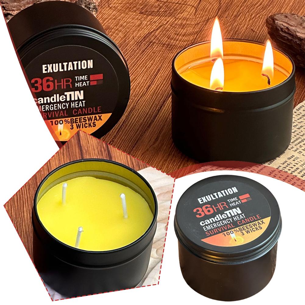 Bougie d'urgence 36 heures, 3  - Beeswax Taper Candle avis et prix